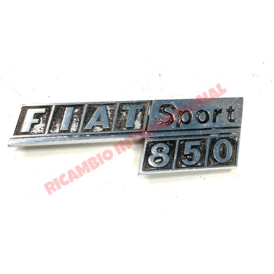 Second Hand Rear Badge - Fiat 850