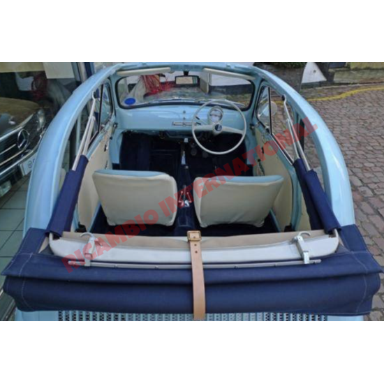 Kit de marco de techo solar largo marfil - Fiat 500 clásico