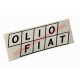 OLIO FIAT Stickers 150mm (Available in Yellow,White or Blue)