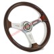 Volante de madera de caoba Luisi 'Mugello Classico' - Fiat, Lancia, Alfa Romeo