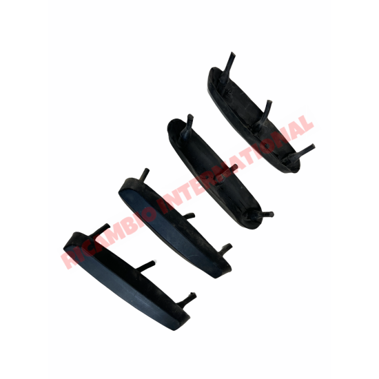 Kit of Black Rubber Bump Stop for Overiders - Autobianchi Bianchina Transformabile, Berlina, Panoramica