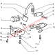 N/S Left Hand Rear Brake Compensator & Spring - Fiat Uno all models