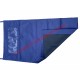 ROYAL BLUE MOHAIR LONG Sunroof Cover  -  Classic Fiat 500