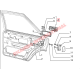N/S Rear Outer Door Handle - Lancia Delta Integrale