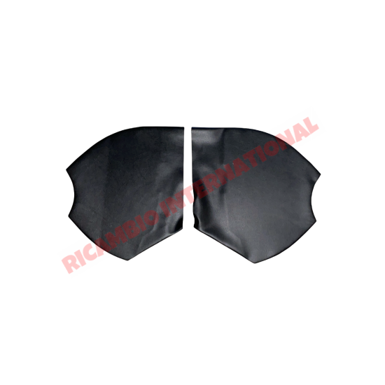 Black Rear Inner Arch Covers - Classic Fiat 500 N/D