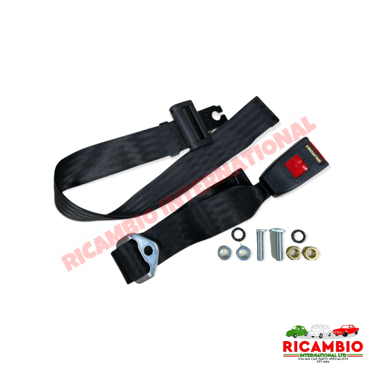 Two Point Lap Belt & fittings  - Classic Fiat 500,600,850,900,126,124,125 PLUS MANY OTHER MODELS