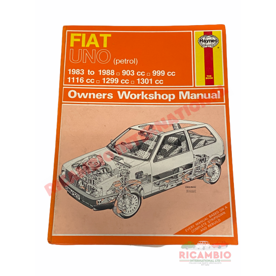 Second Hand Haynes Manual - Fiat Uno