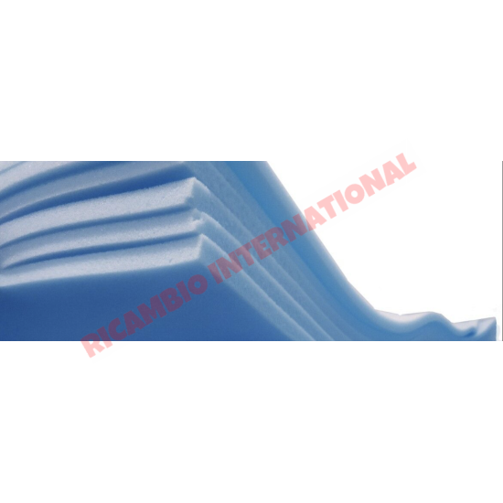 Espuma de tapicería azul de 35 mm de grosor (tamaño 1600 mm x 2000 mm) - Fiat 500 clásico, 126,600,850 y muchas otras aplicaciones