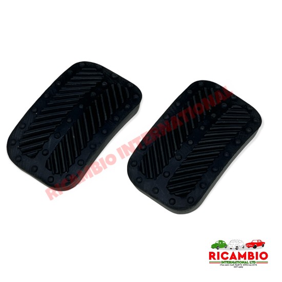 Brake & Clutch Pedal Rubber Kit - Fiat 850 Sports Coupe