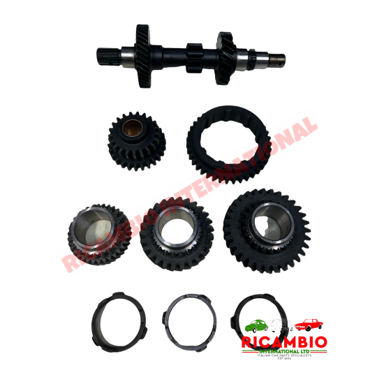 Complete Gearbox Gear Kit - Classic Fiat 500R, 126  (synchro gearbox)