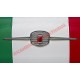 Plastic Chrome Front Badge Grille & Clips - Classic Fiat 500