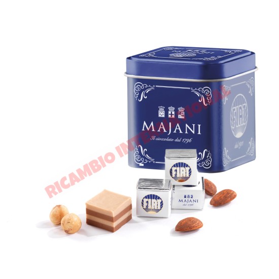 FIAT Cube Metal Tin of Chocolates (assorted sizes)