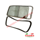 N/S Left Hand Rear Side Sliding Window Aluminium Frame & Glass Kit - Classic Fiat 500