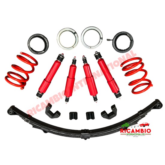 Complete Sports Lowered Front & Rear Suspension Kit  - Classic Fiat 500