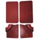 Complete Red Interior Kit - Classic Fiat 500 F