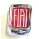 Distintivo anteriore cromato, rondella e dado - Fiat 500 classica